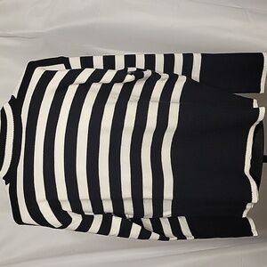 Black and White Striped Sweater